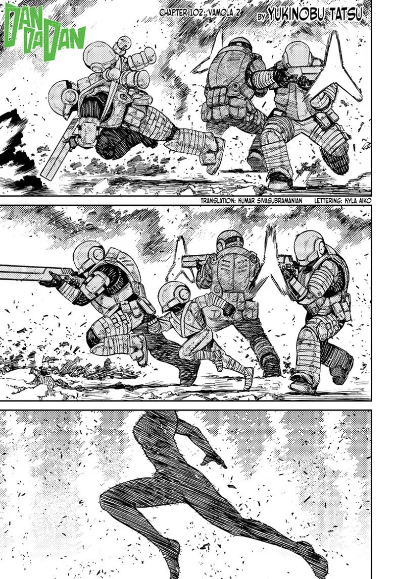 Dandadan Manga Dandadan manga Chapter 102 Page 1 - High Quality Scan