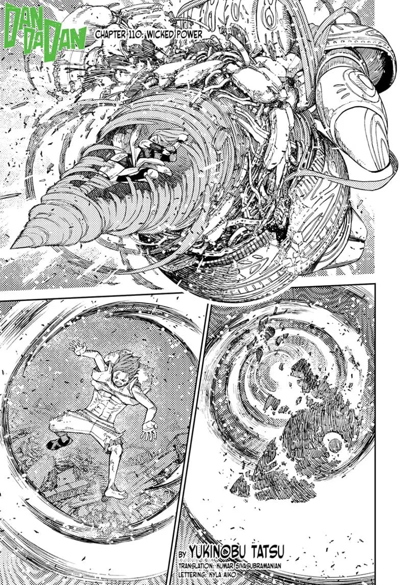 Dandadan Manga Dandadan manga Chapter 110 Page 1 - High Quality Scan