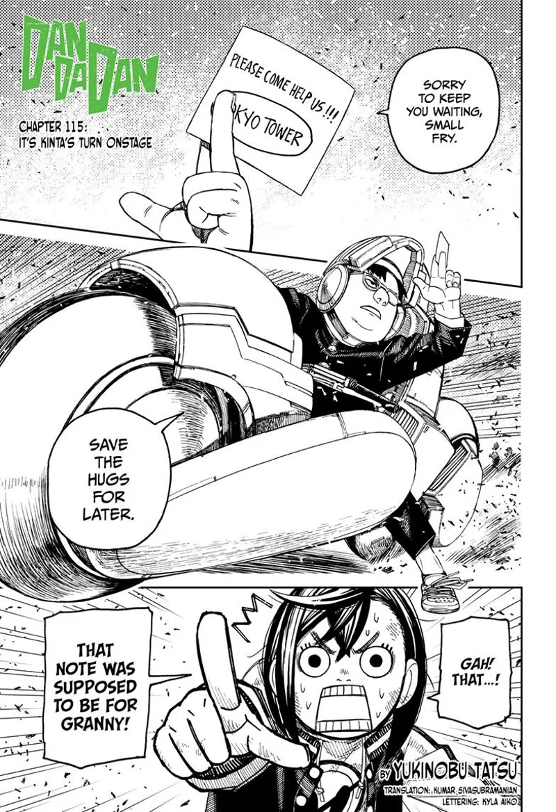 Dandadan Manga Dandadan manga Capítulo 115 Página 1 - High Quality Scan