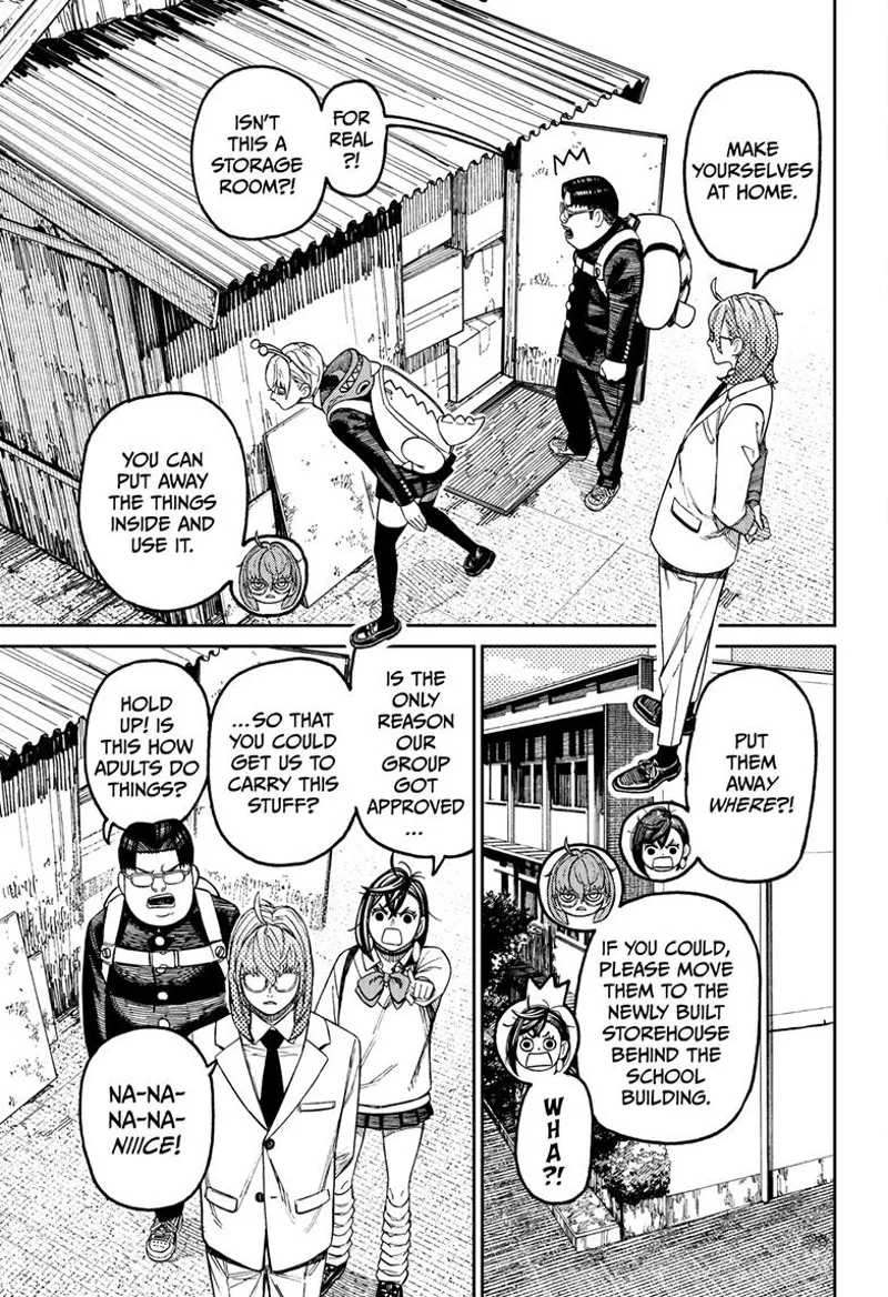 Dandadan Manga مانجا دندادان الفصل 122 صفحة 9 - High Quality Scan