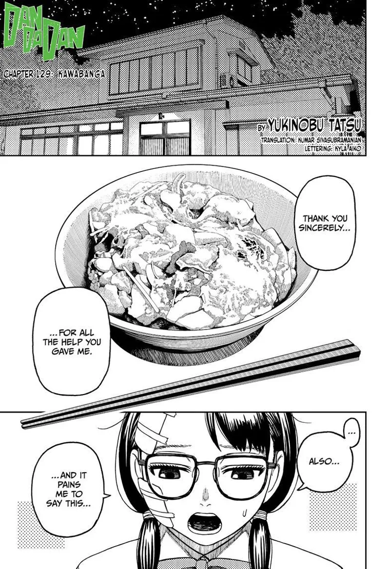 Dandadan Manga Dandadan manga Chapter 129 Page 1 - High Quality Scan