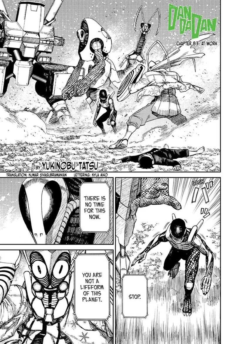 Dandadan Manga مانجا دندادان الفصل 83 صفحة 2 - High Quality Scan
