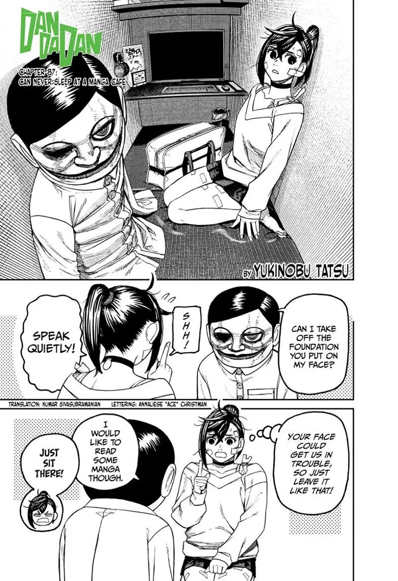 Dandadan Manga مانجا دندادان الفصل 87 صفحة 1 - High Quality Scan