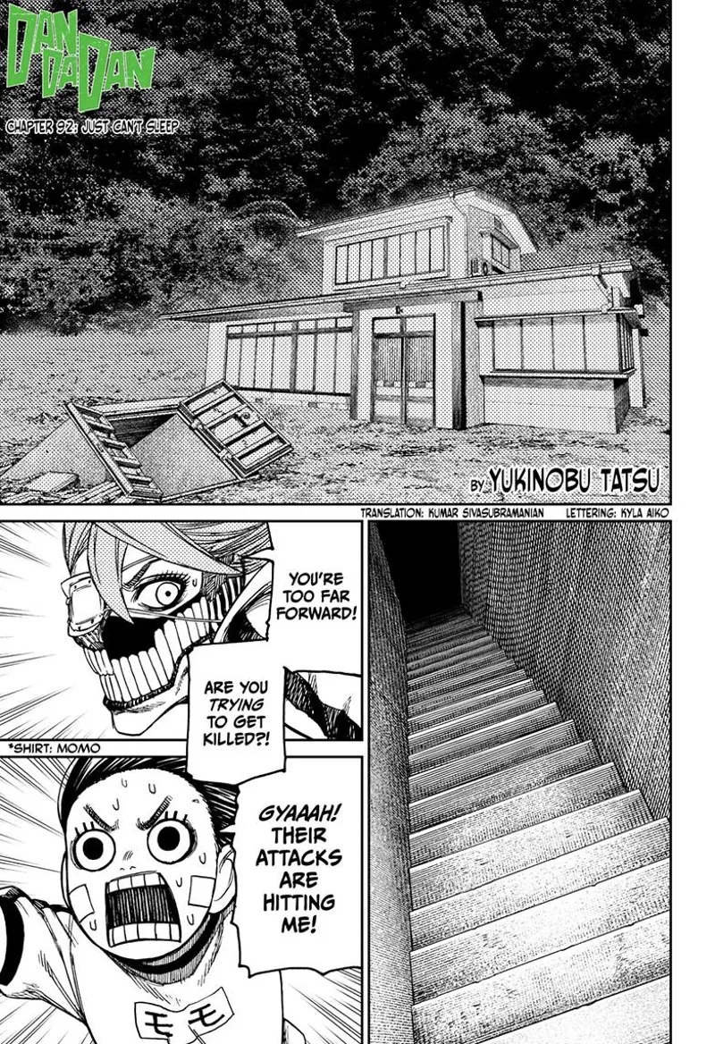 Dandadan Manga Dandadan manga Chapter 92 Page 1 - High Quality Scan